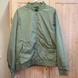 H&M Olive Bomber Jacket for Men